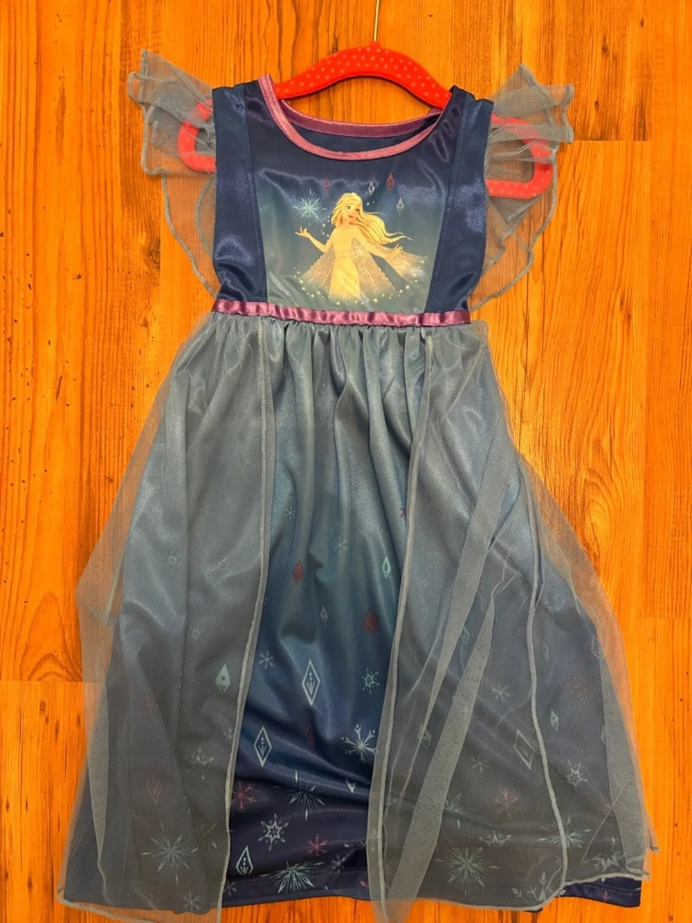 Disney Blue and Pink Elsa Nightgown colors are more vibrant than picture shows. - Picture 2 of 5